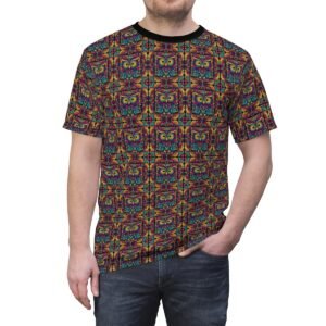 Owl Mandala - Small Print - Multi Colors - Unisex Tee - T-Shirt