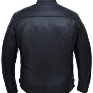 Leather Motorcycle Jacket - Men's - Premium - 6057-NG-UN