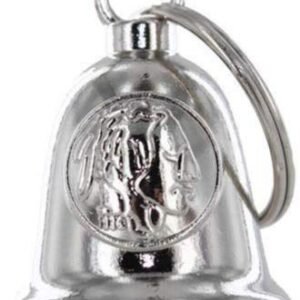 Motorcycle Ride Bell - Spirit Bell - Indian Head - Chrome - BLC33-DL