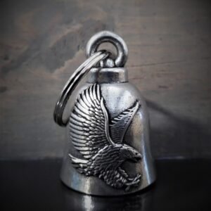 Eagle - Pewter - Motorcycle Spirit Bell - Made In USA - SKU BB43-DS