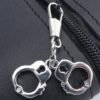 Z-Cuffs Zipper Pull- Mini Cuffs - Chrome - Biker Accessories - Z-CUFFS-DS