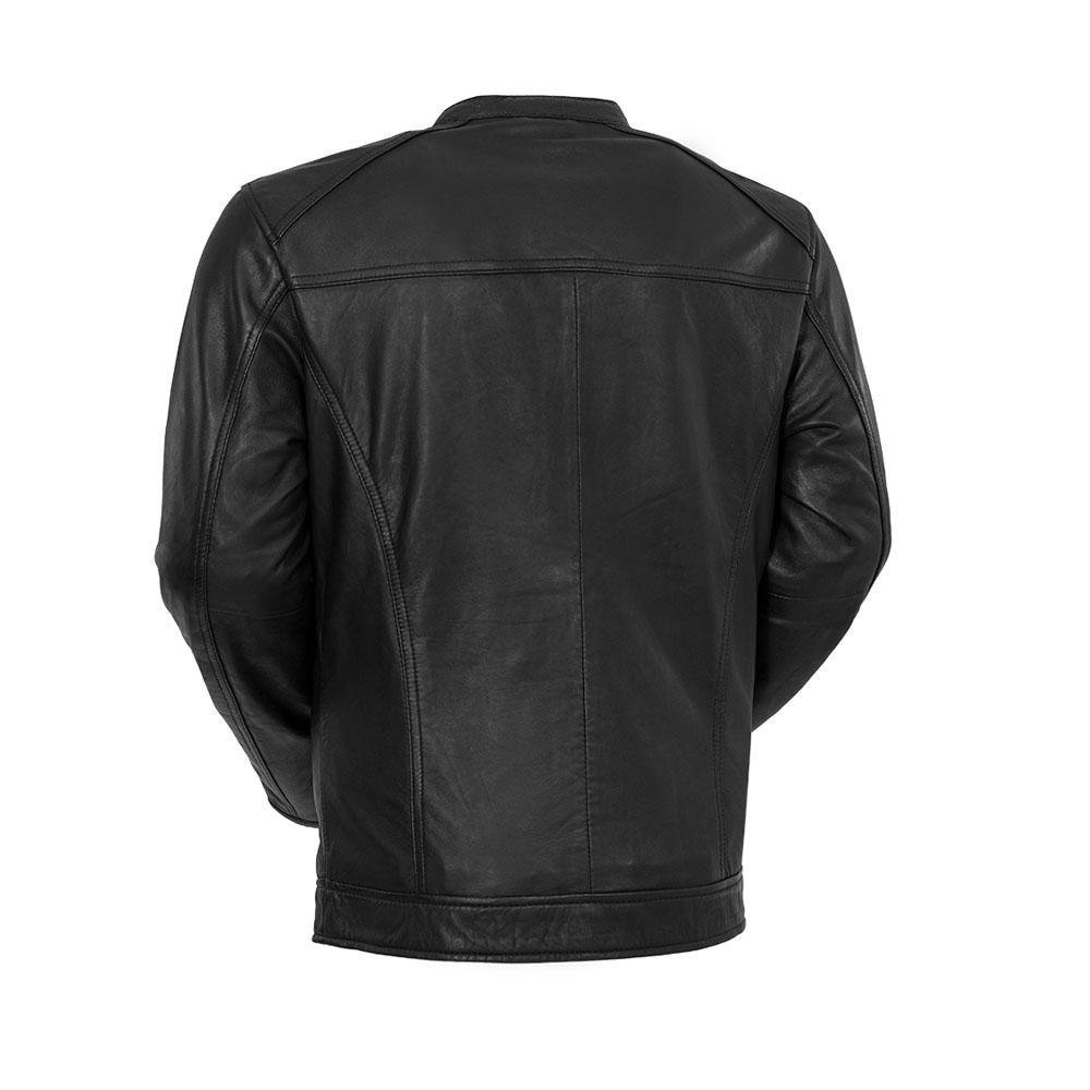 Iconoclast - Men's Whiskey or Black Leather Moto Jacket - SKU GRL-WBM2153-FM
