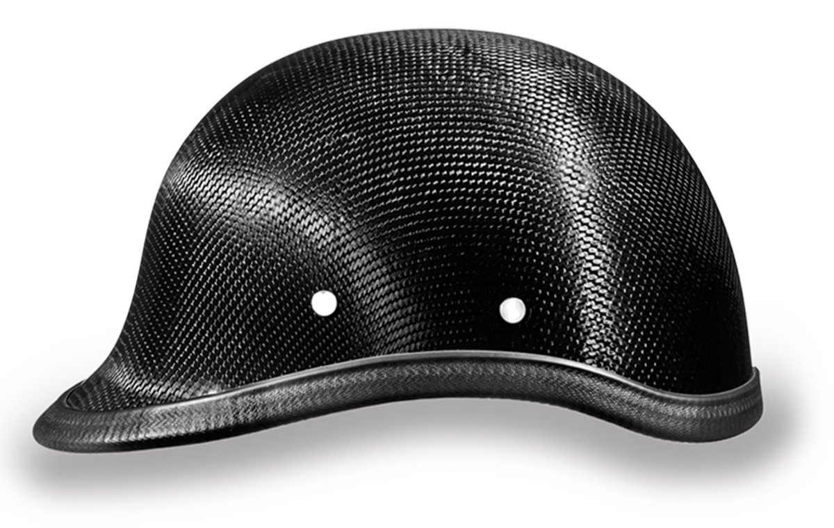 Novelty Motorcycle Helmet - Real Carbon Fiber - Jockey Polo - 2003G-DH