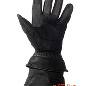 Leather Gloves - Men's - Gauntlet - Riding - Zip Off Cuffs - GLZ63-DL