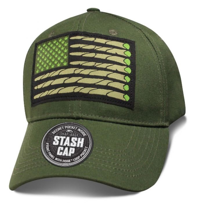 USA Flag High - Stash Cap - Baseball Cap - SKU SHUSAF-DS