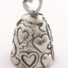 Heart - Pewter - Motorcycle Guardian Bell® - Made In USA - SKU GB-HEART-DS