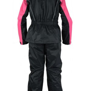 Rain Suit - Women's - Waterproof - Motorcycle - Pink Black - DS598PK-DS