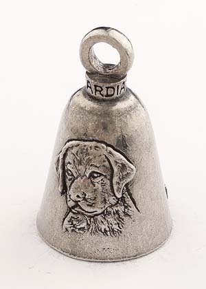 Labrador Dog - Pewter - Motorcycle Guardian Bell® - Made In USA - SKU GB-LABRADOR-DOG-DS