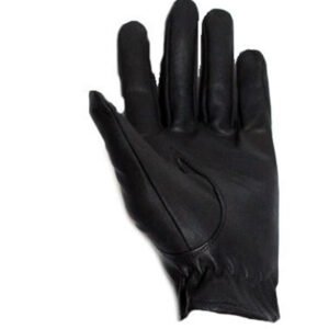 Leather Driving Gloves - Unisex -  Zipper Closure - Lined - GL2055-DL