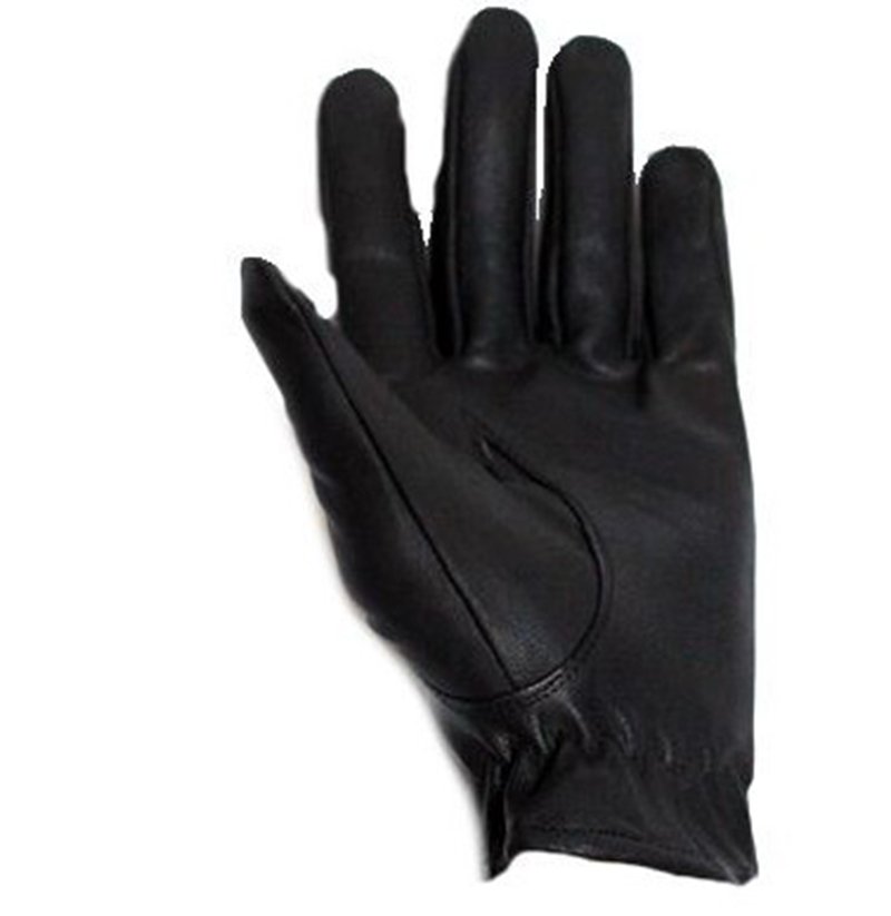 Leather Driving Gloves - Unisex -  Zipper Closure - Lined - GL2055-DL