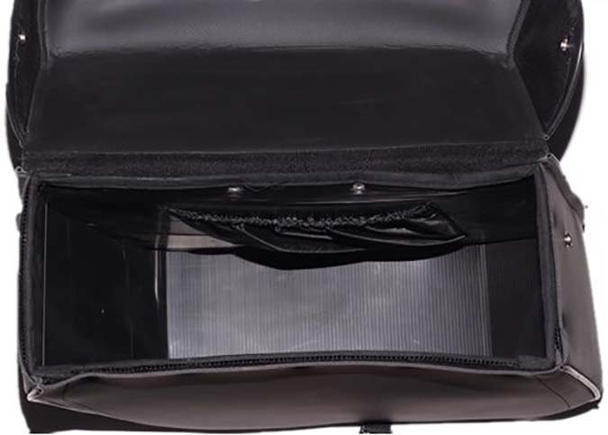 Saddlebags - PVC - Slanted - Heat Protection - Motorcycle - SD1482-PV-DL