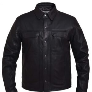 Leather Shirt - Men's - Up To 7XL - Lightweight - 867-NG-UN