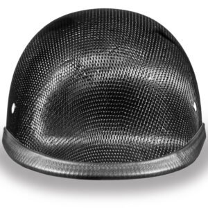 Novelty Motorcycle Helmet - Real Carbon Fiber - Jockey Polo - 2003G-DH