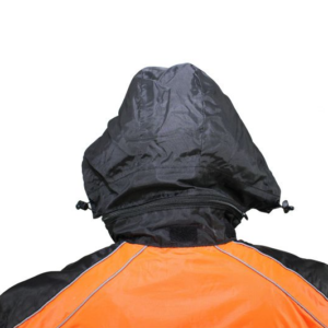 Rain Suit - Men's - Waterproof - Motorcycle - Orange and Black - RS30-ORANGE-DL