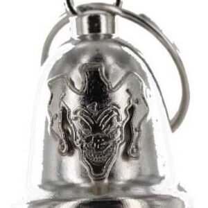 Evil Joker - Chrome Motorcycle Ride Bell - SKU GRL-BLC30-DL