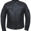 Leather Motorcycle Jacket - Men's - Premium - Racer - 6611-00-UN