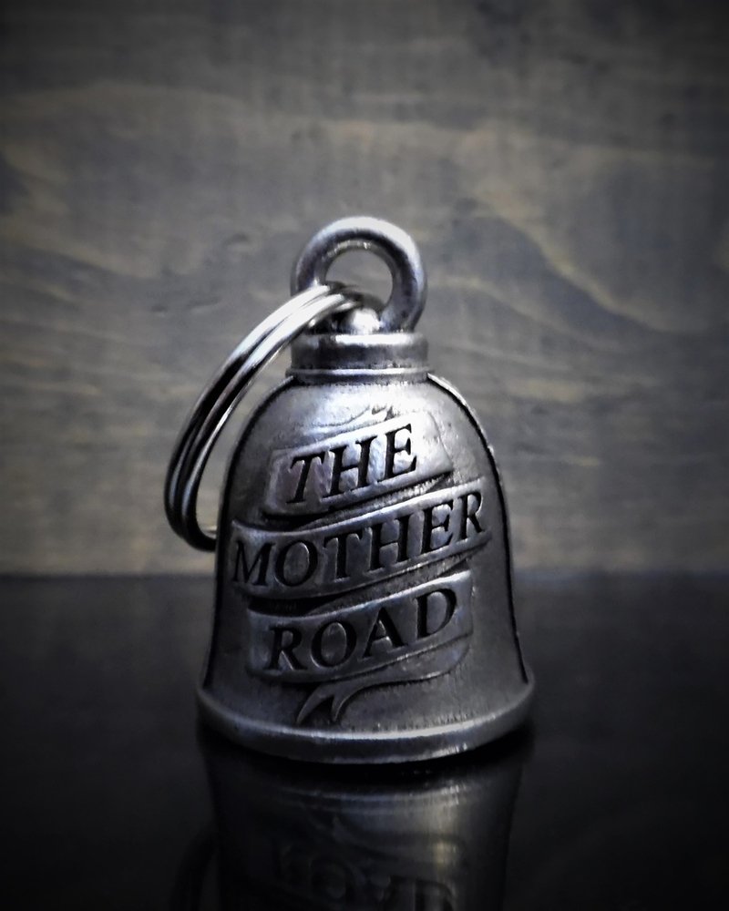 Route 66 - Pewter - Motorcycle Gremlin Bell - Made In USA - SKU BB32-DS