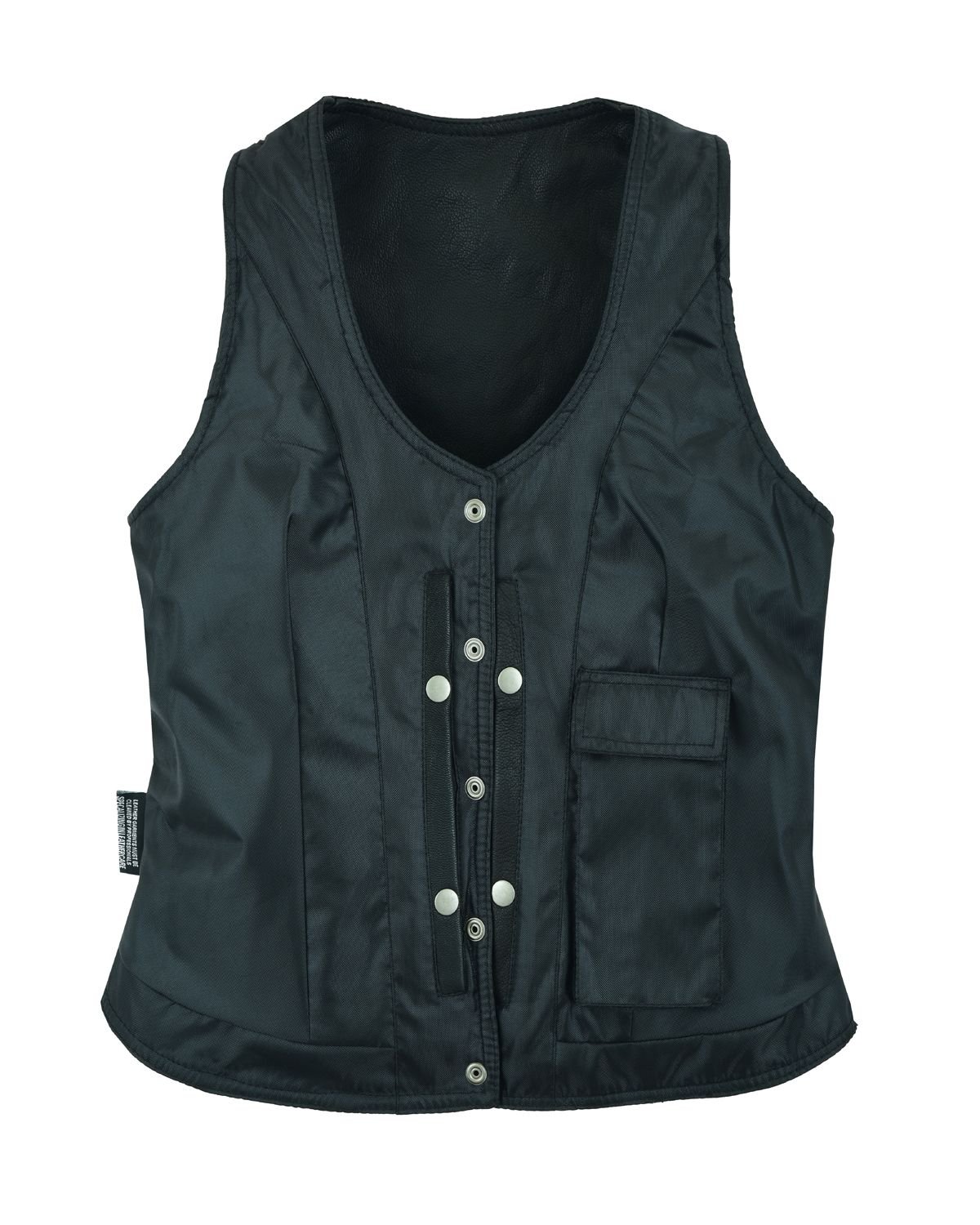 Leather Vest - Women's - Concealed Gun Pockets - Grommets - LV8500-07-DL Size Chart