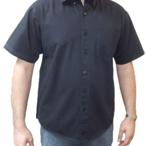 Men's Cotton Twill Mechanic Shirt With Snap Down Collar - AL2910-AL