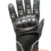 Leather Gloves - Men's - Air Vents - Knuckle Protector - Black - GG02-DL