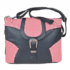 Leather Handbag - Conceal Carry - Pink and Black - Purse - 9747-22-UN