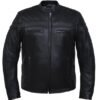 Leather Motorcycle Jacket - Men's - Racer Style - 6037-00-UN