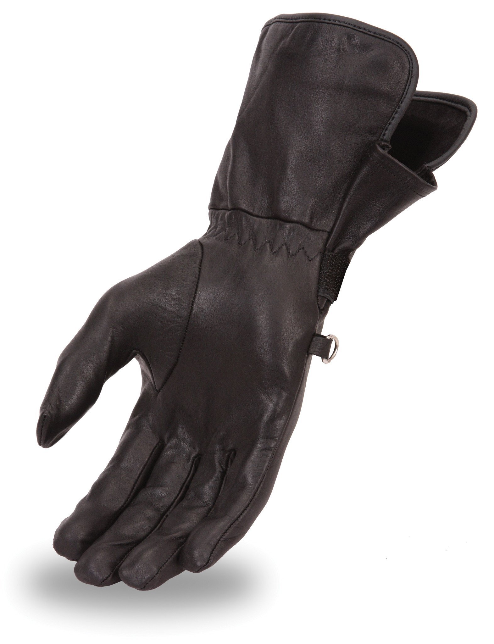 Leather Motorcycle Gloves - Women's - Gauntlet - Open Road - FI125GL-FM