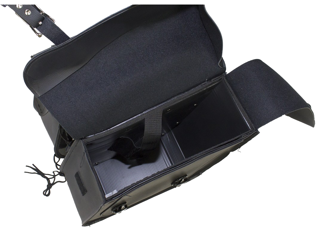 Saddlebags - PVC - Gun Pockets - Motorcycle Luggage - SD4090-NS-PV-DL