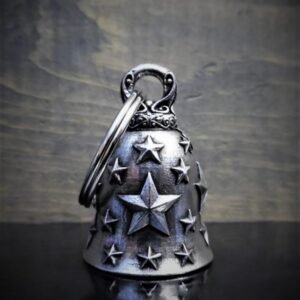 Star - Pewter - Motorcycle Gremlin Bell - Made In USA - SKU BB42-DS