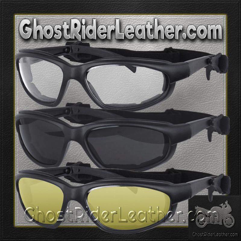 Daytona Goggles in Choice of Clear or Smoke or Yellow Lens - SKU G-C-S-Y-DH