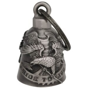 Motorcycle Ride Bell - 3D - Ride To Live - Spirit Bell - Gremlin - DBL18-L-DL