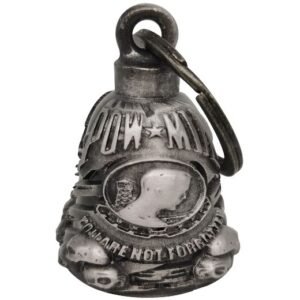 Motorcycle Ride Bell - 3D - POW MIA - Not Forgotten - Spirit Bell - Gremlin - DBL9-L-DL