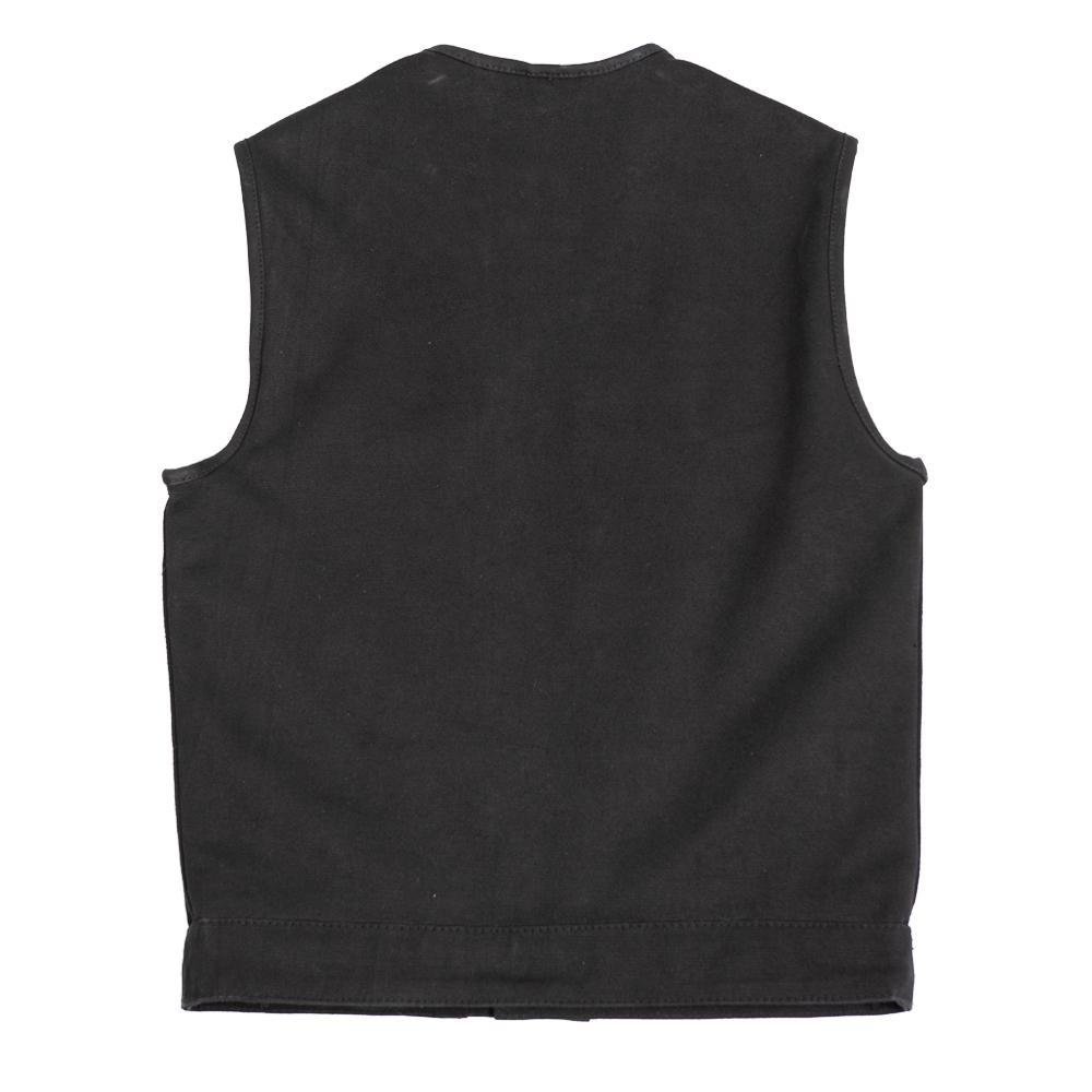 Born Free Fairfax V2 Mens Canvas Motorcycle Vest - BFM637CNVS