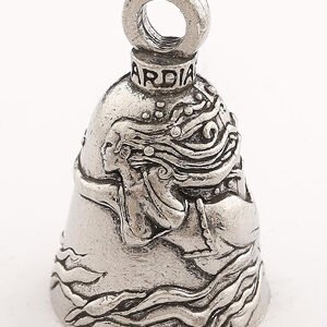 Mermaid - Pewter - Motorcycle Guardian Bell® - Made In USA - SKU GB-MERMAID-DS