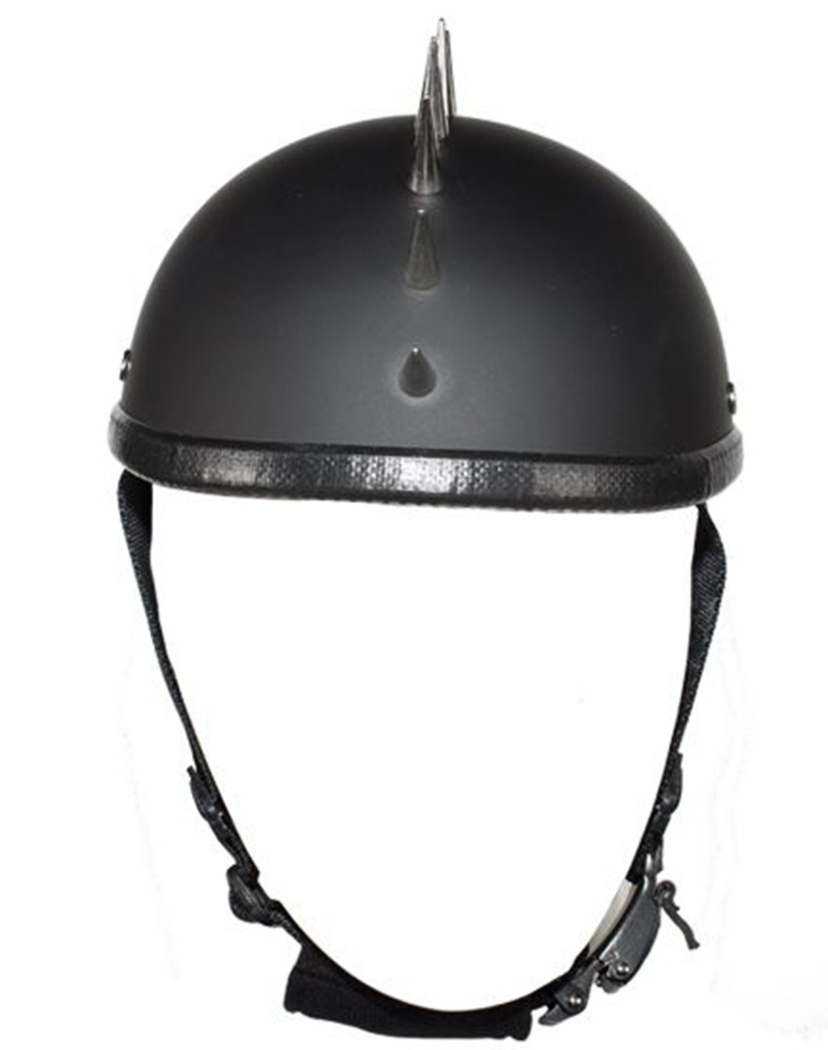 Novelty Motorcycle Helmet - Gloss or Flat Black - Spiked Gladiator - H403-H503-02-DL