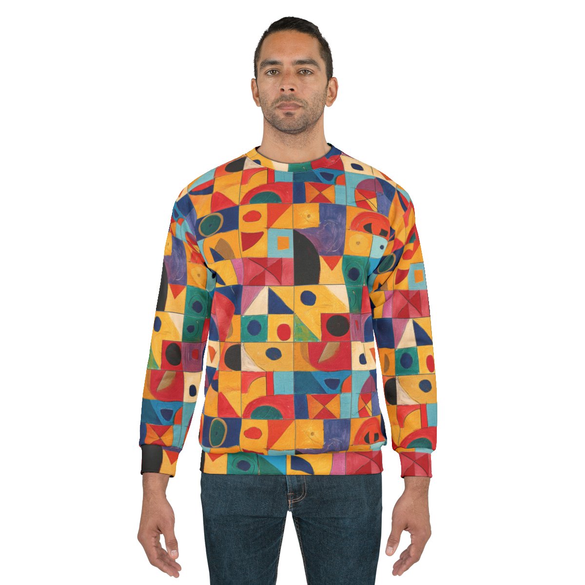 Abstract Art - Multiple Colors - Unisex Sweatshirt (AOP)
