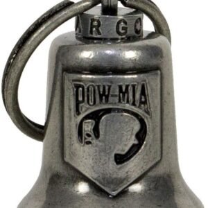 Motorcycle Ride Bell - POW MIA - Gun Metal - Spirit - BL18-GM-DL