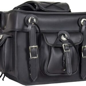 Saddlebags - PVC - Conchos - Concealed Carry - Motorcycle Luggage - SD2011-NS-PV-DL