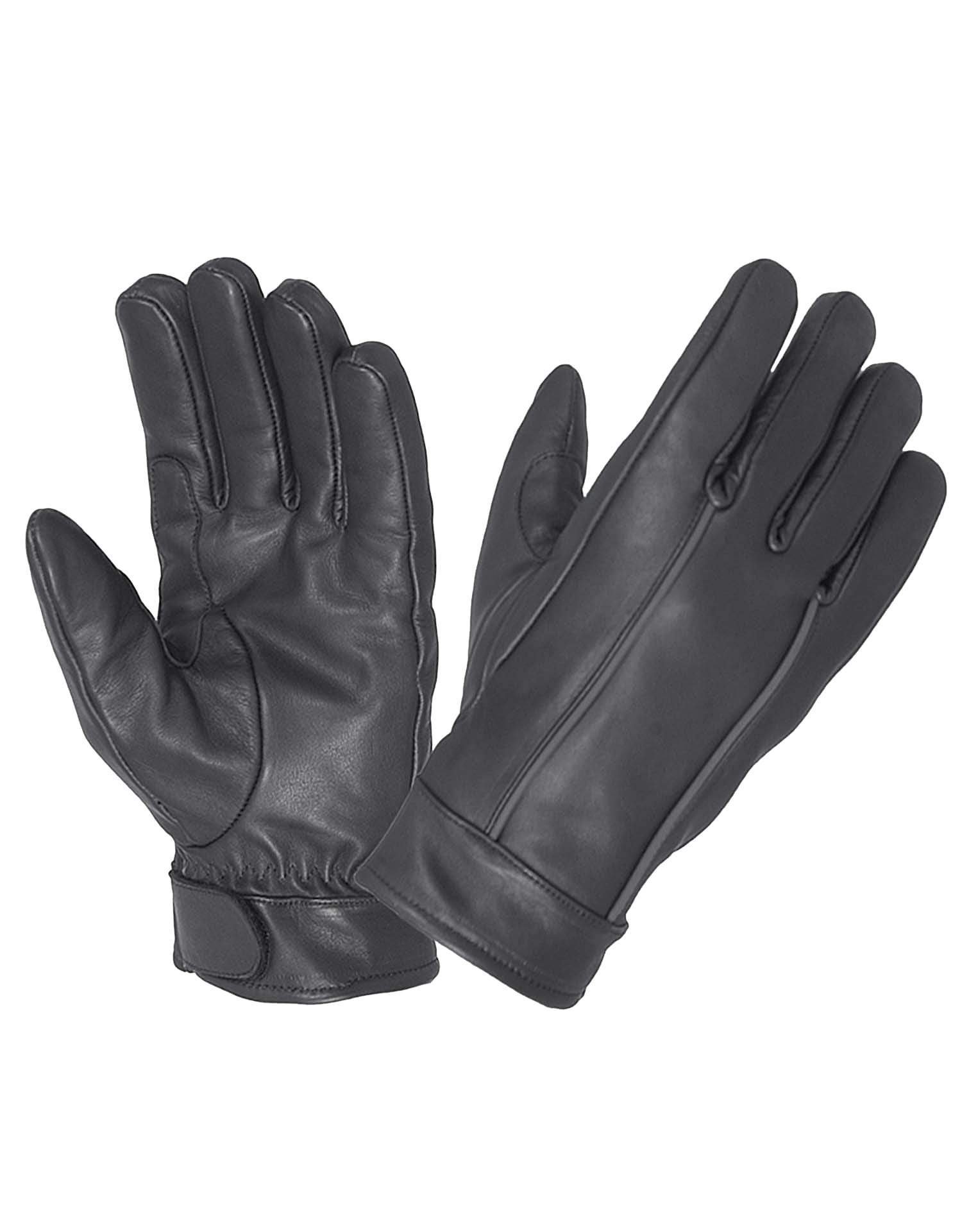 Leather Gloves - Men's - Full Finger - Waterproof Lining - 8238-00-UN