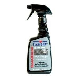 Dealer Leather Cycle Care - SafeClean - Silver and Black Motor Cleaner - 22 oz - Motorcycle Detailing - 15022-DS