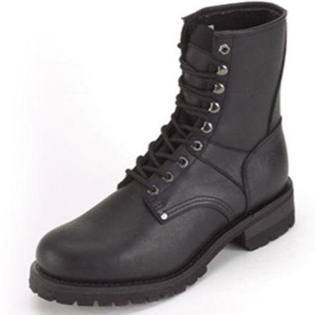 Leather Motorcycle Boots - Women's - Lace Up Front - S15-LADIES-DL