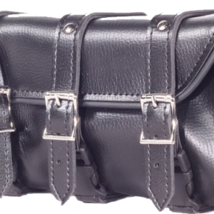 PVC Motorcycle Tool Bag - Fork Bag with 3 Straps - 9 or 12 Inch - SKU TB3009-DL