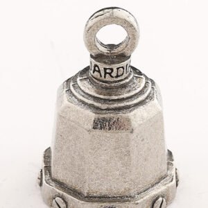 Billet - Pewter - Motorcycle Guardian Bell - Made In USA - SKU GB-BILLET-DS