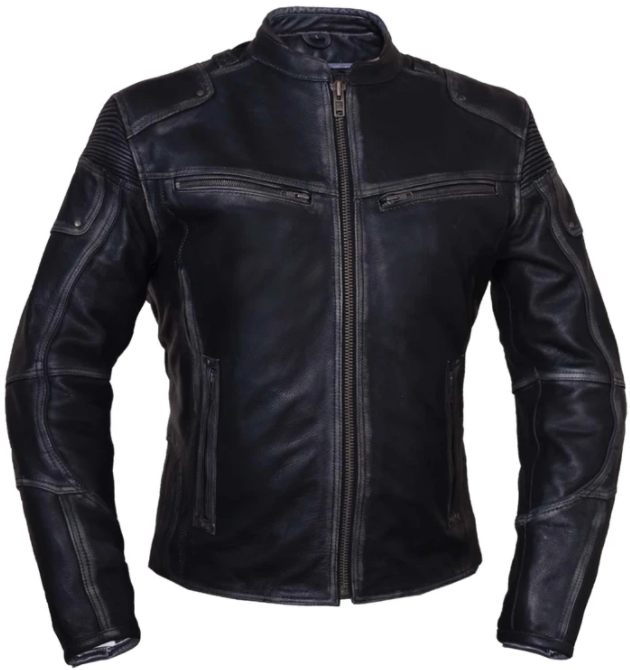 UNIK Ladies Ultra Leather Reflective Motorcycle Jacket - 6833-RF-UN