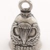 Airborne - Pewter - Motorcycle Guardian Bell - Made In USA - SKU GB-AIRBORNE-DS