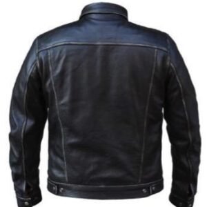 Men's Leather Shirt Jacket - Durango Gray - 6643-AGR-UN
