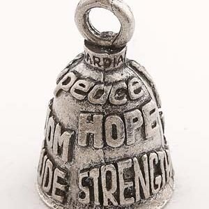 Charity - Pewter - Motorcycle Guardian Bell - Made In USA - SKU GB-CHARITY-P-DS