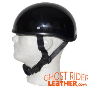 Novelty Motorcycle Helmet - Flat or Gloss Black - Classic Shorty - CLASSIC-NOV-HI Size Chart
