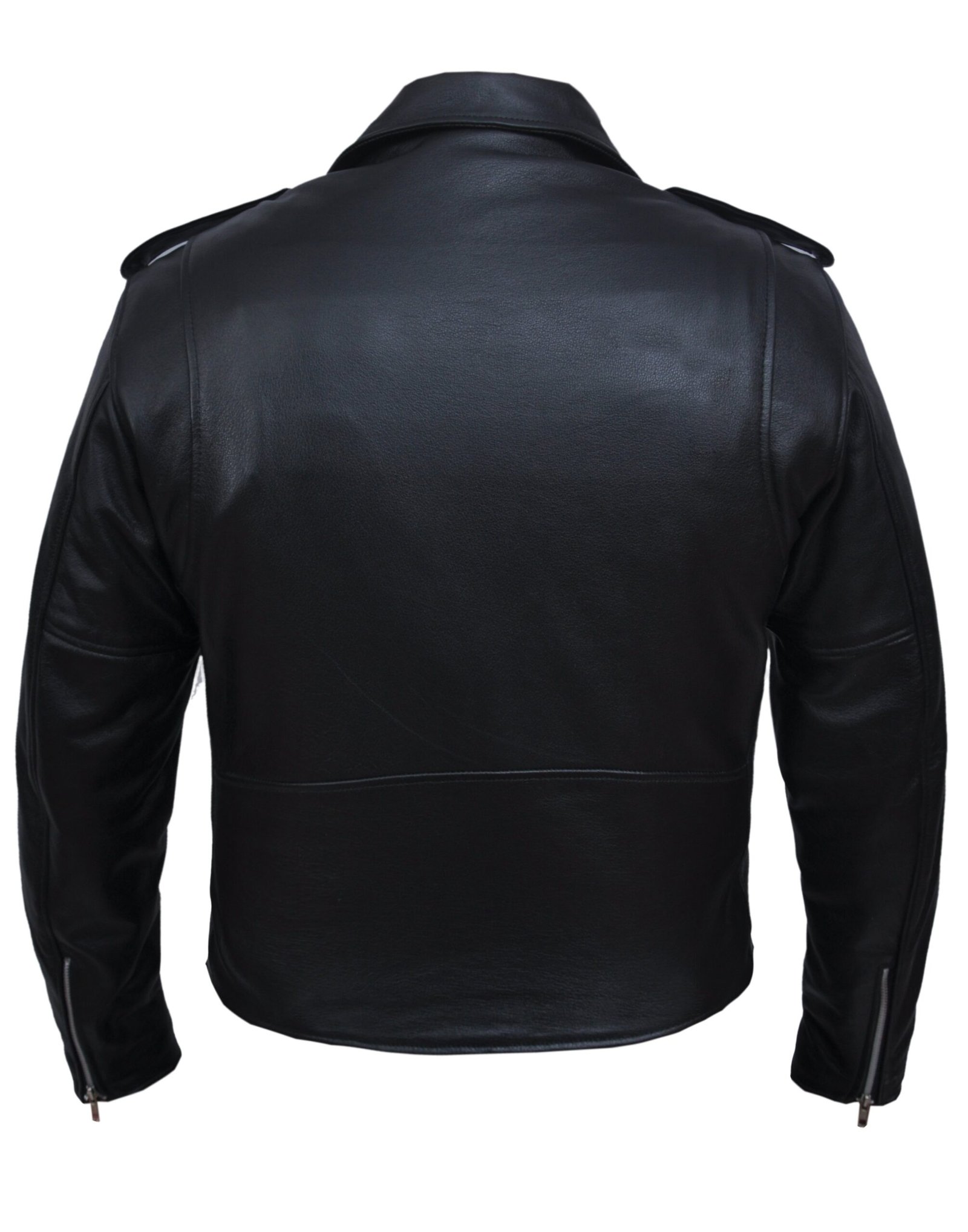 Big and Tall Men's Leather Motorcycle Jacket - Up to Size 66 - 13-ZO-UN