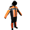 Rain Suit - Men's - Waterproof - Motorcycle - Orange and Black - RS30-ORANGE-DL